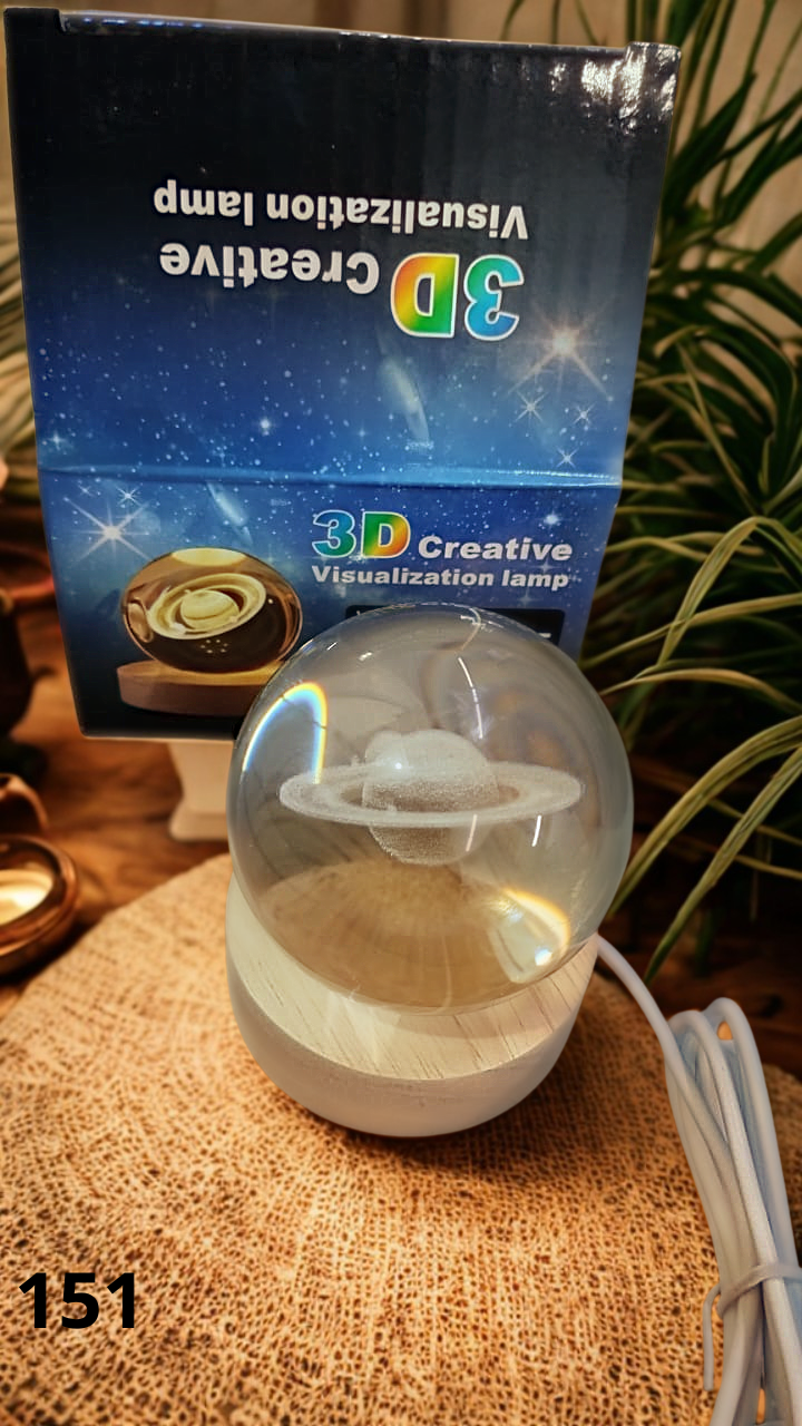 Lámpara Esfera de Cristal Luz LED 6cm